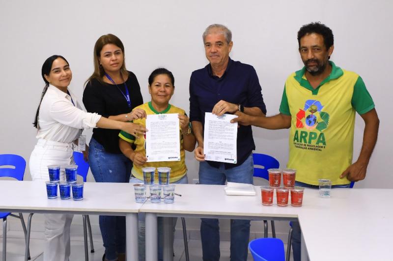 Cosama assina Termo de Cooperação Técnica com associações de Reciclagem de Parintins e Manaus 