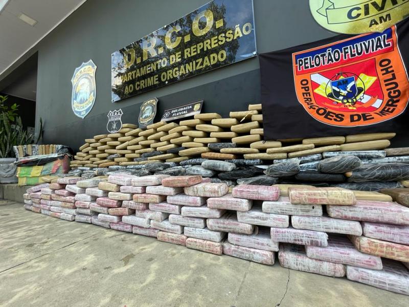 PC-AM apreende mais de 3 toneladas de drogas no primeiro semestre deste ano