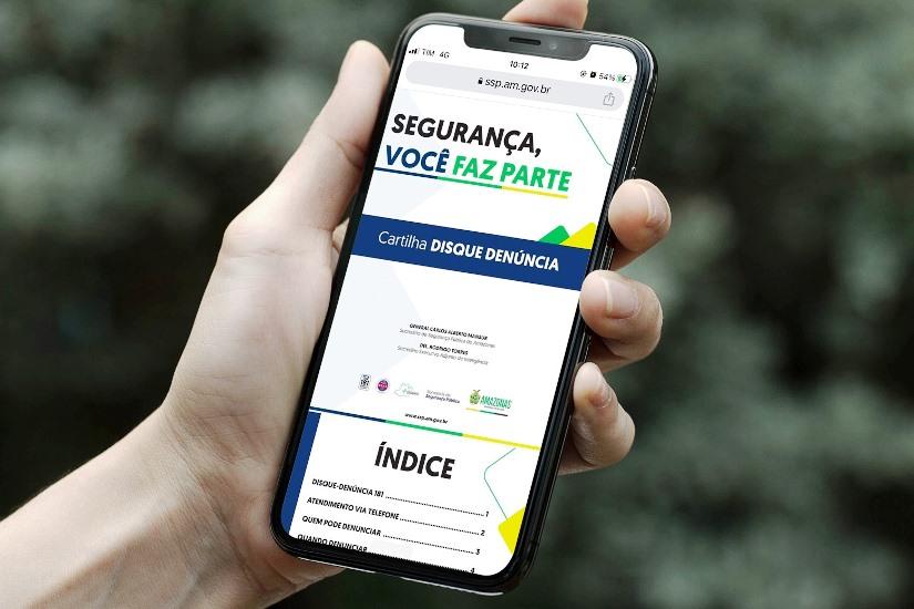 SSP-AM lança cartilha para orientar processo de denúncias no disque 181