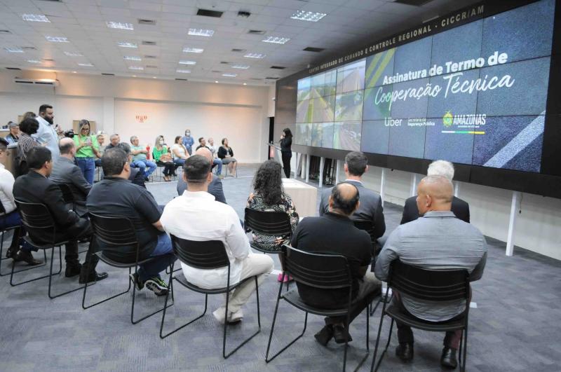 SSP-AM e Uber assinam termo de cooperação técnica que permite acelerar respostas às emergências