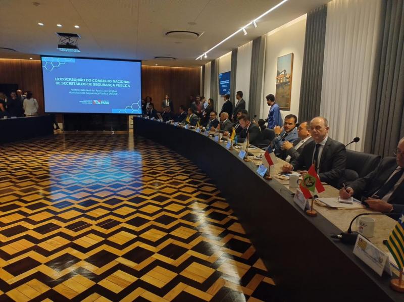 Em Belém, secretário da SSP-AM participa da 86ª Reunião do Conselho Nacional de Secretários de Segurança Pública (Consesp)