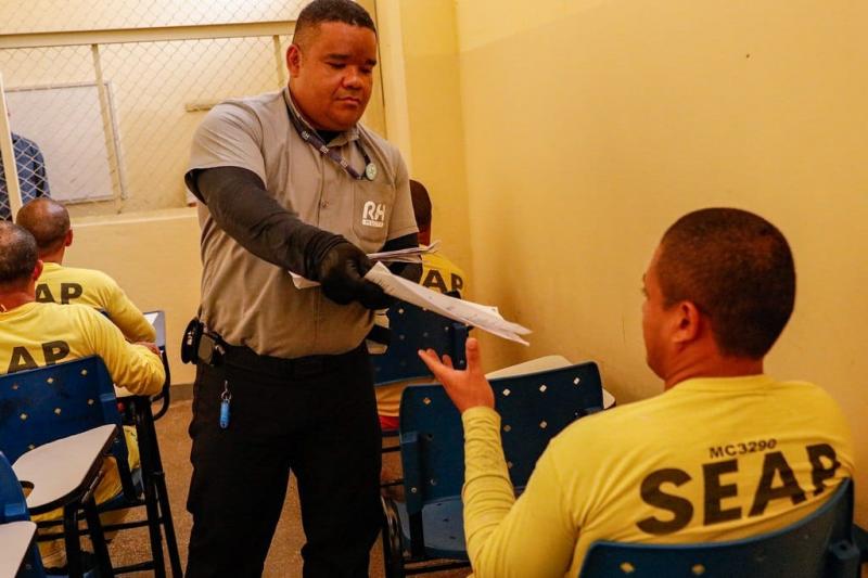Reeducandos realizam Exame Supletivo nas unidades penitenciárias da capital