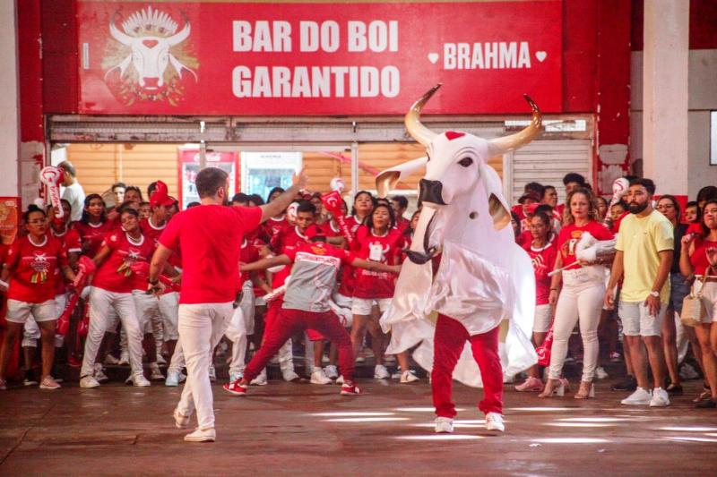 Boi Garantido realiza primeiro ensaio técnico no curral Lindolfo Monteverde, temporada 2023