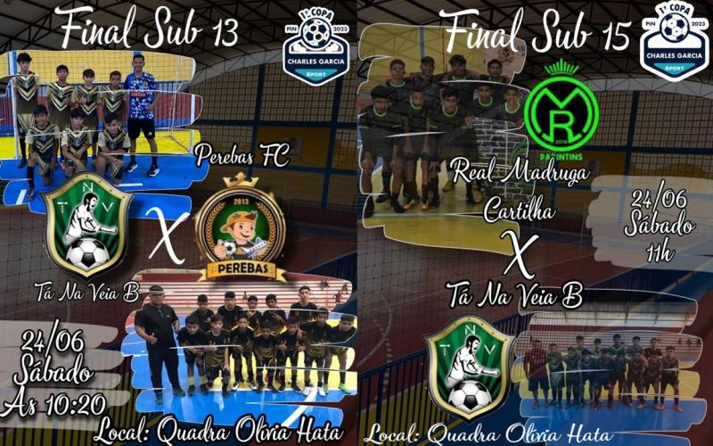 1ª Copa Charles Garcia Categoria de Base define campeões neste sábado, 24