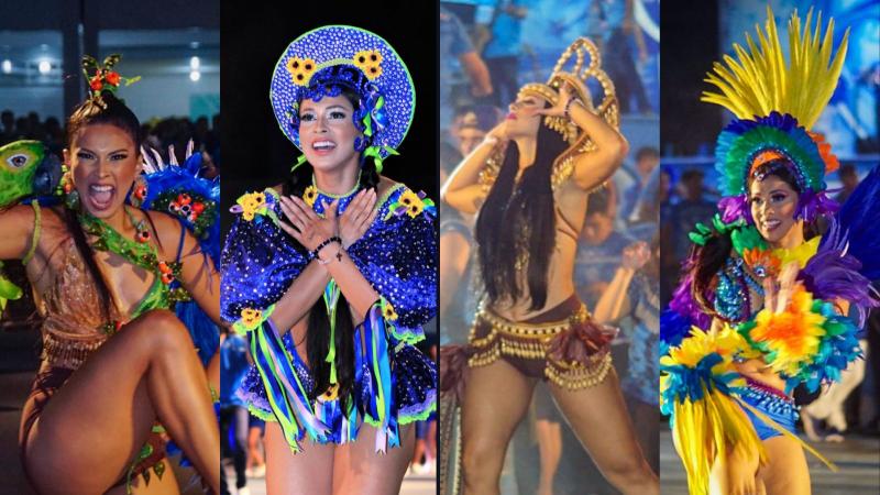 Rainha do Folclore, Cleise Simas, se veste de lembrança e homenageia ex-rainhas do Caprichoso