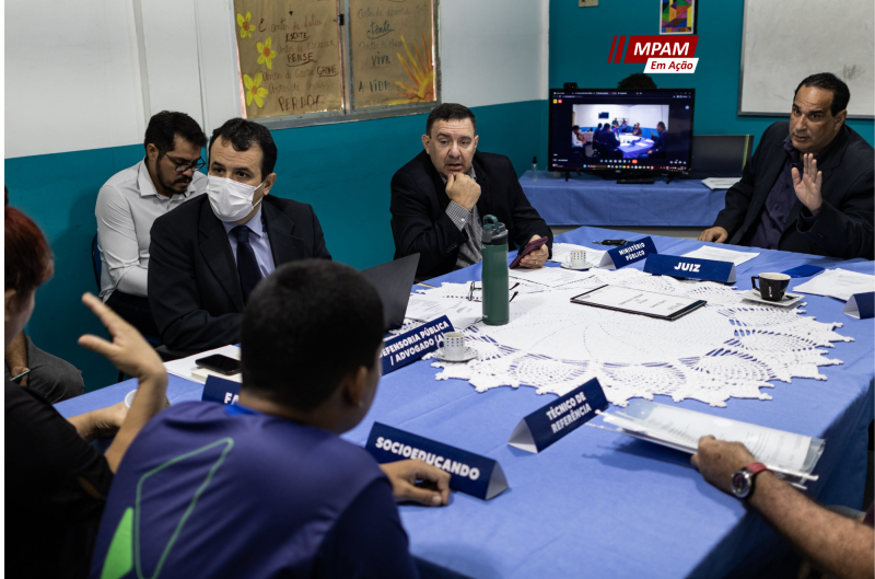 MPAM participa de audiências concentradas para avaliar cumprimento de medidas socioeducativas na Capital