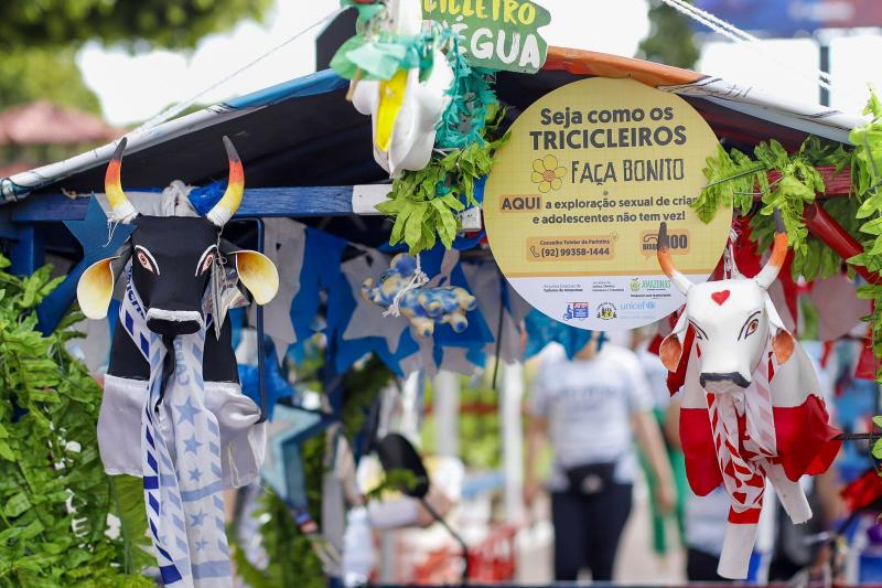 Governo do Amazonas promove campanha contra exploração sexual infantojuvenil em parceria com tricicleiros de Parintins