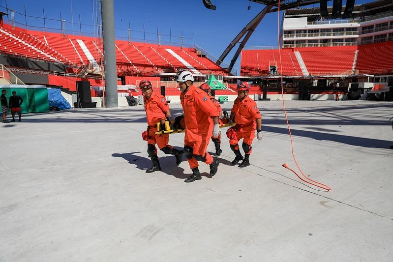 Parintins 2023: Corpo de Bombeiros realiza simulados de ocorrência em pontos estratégicos da Ilha Tupinambarana