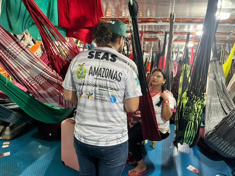 Parintins 2023: Seas realiza abordagens de combate à exploração, abuso sexual e trabalho infantil nas embarcações 