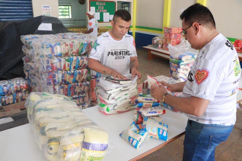Parintins 2023: Seas divulga resultado do edital de chamamento de OSCs que receberão alimentos trocados por entrada na Festa dos Visitantes