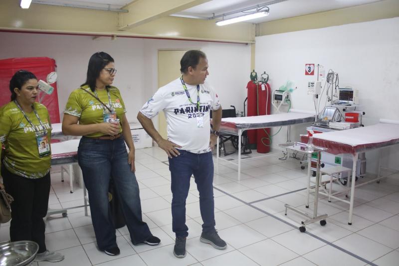 SES-AM divulga balanço de atendimento médico durante o festival de Parintins 