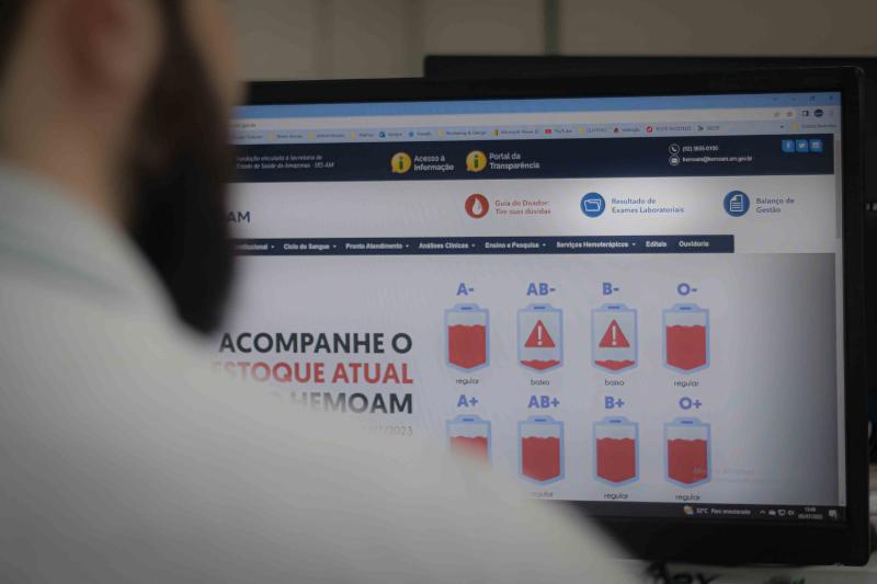 Pacientes do Hemoam já podem acessar de modo online o resultados de exames 