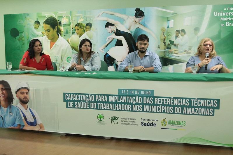 Saúde realiza capacitação para implantação das Referências Técnicas de Saúde do Trabalhador nos municípios do Amazonas