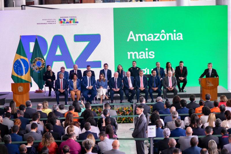 Em Brasília, governador em exercício Tadeu de Souza destaca que novo programa federal fortalece parceria com estado na segurança pública