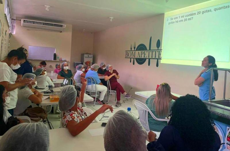 SES-AM realiza treinamento de segurança de administração de medicamentos em hospital da criança 