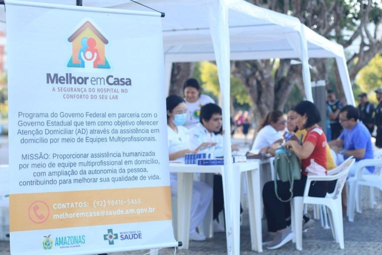 SES-AM realiza atividade alusiva ao dia nacional da Saúde na Ponta Negra 