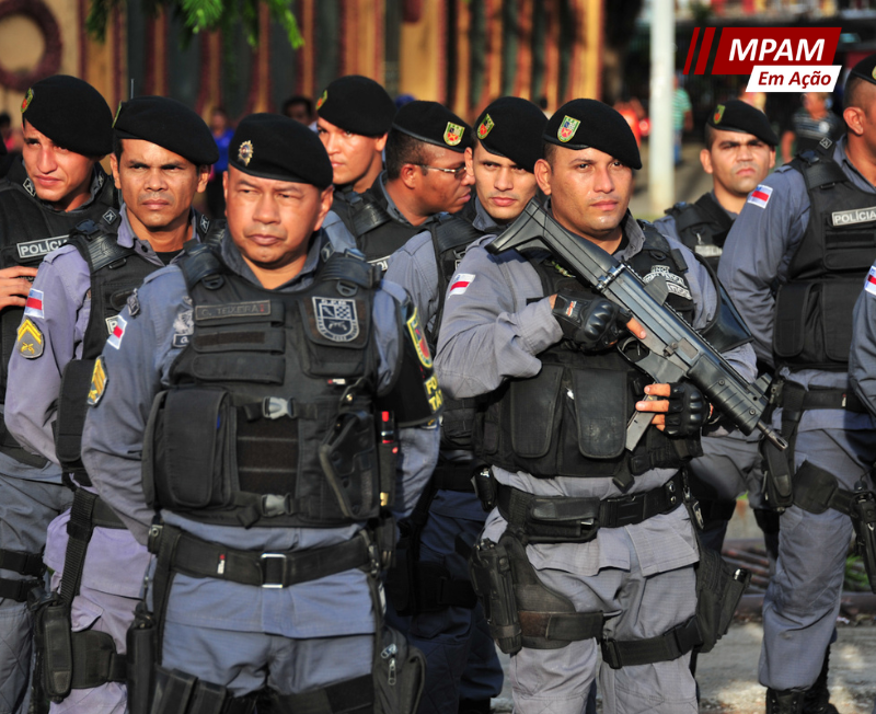 MPAM busca soluções para déficit de efetivo na Polícia Militar do Amazonas