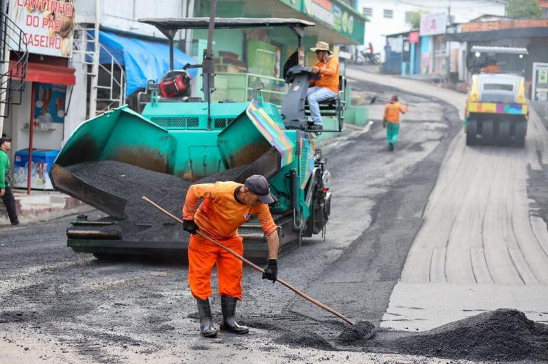 Governo do Amazonas e Prefeitura iniciam obras com recursos do Asfalta Manaus 3