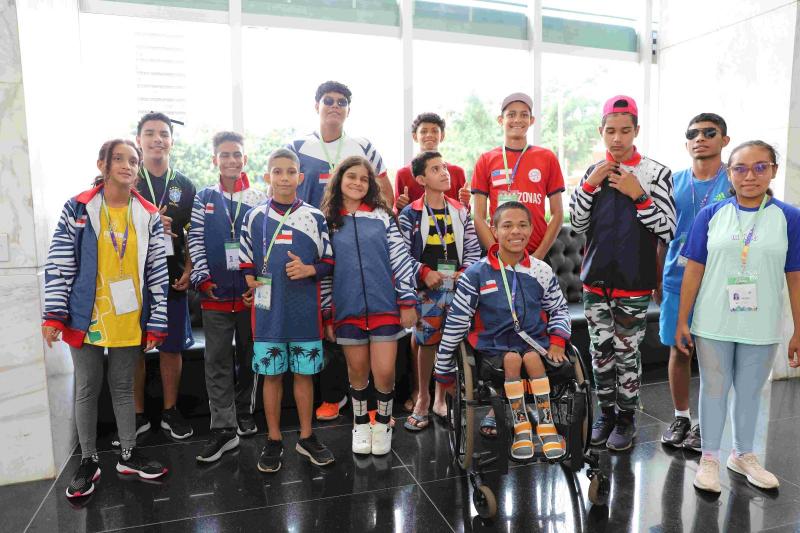 Delegação amazonense participa da cerimônia de abertura das Paralimpíadas Escolares 2023