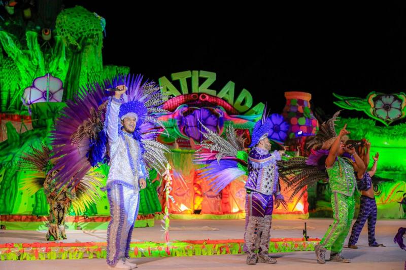 Flor Matizada exalta o folclore amazônico, abrindo passagem para o 25º Festival de Cirandas de Manacapuru