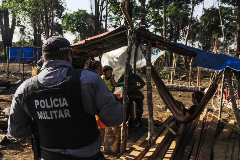 Força-tarefa de órgãos de meio ambiente e segurança deflagra operação de combate às queimadas na Ocupação Teixeirão