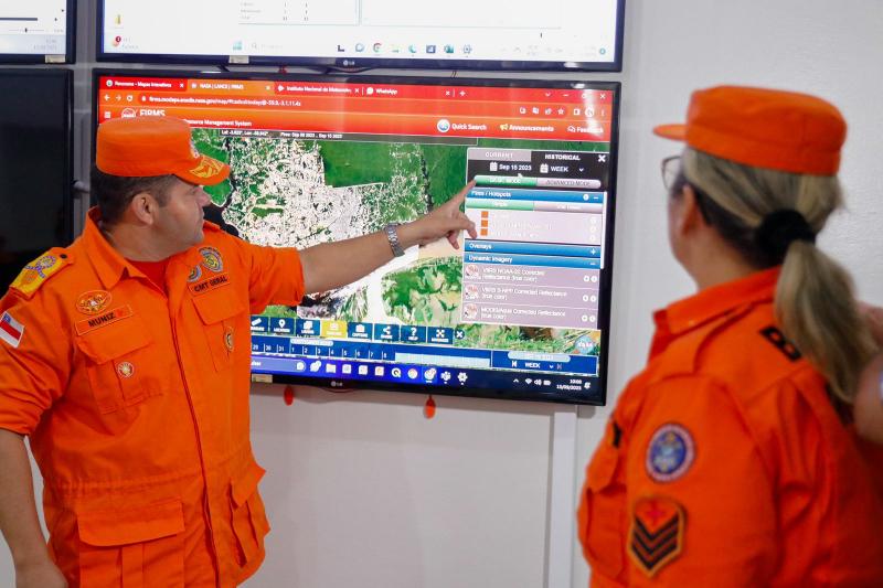 Corpo de Bombeiros implanta sala de situação e amplia monitoramento e combate de incêndios no estado
