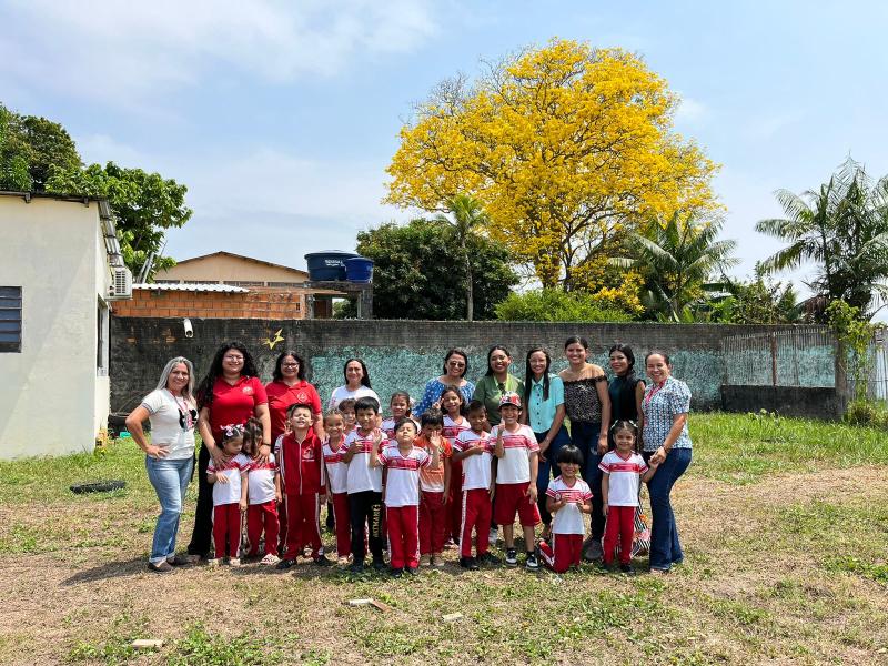 Sedema presente em ação ambiental do Centro Infantil Chapeuzinho Vermelho 