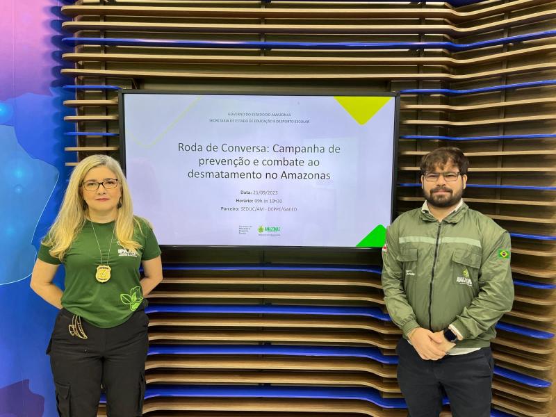 Alunos e educadores da rede estadual recebem orientações sobre prevenção e combate ao desmatamento