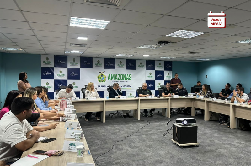 MPAM participa de reunião com representantes da Secretaria de Segurança Pública do Estado do Amazonas
