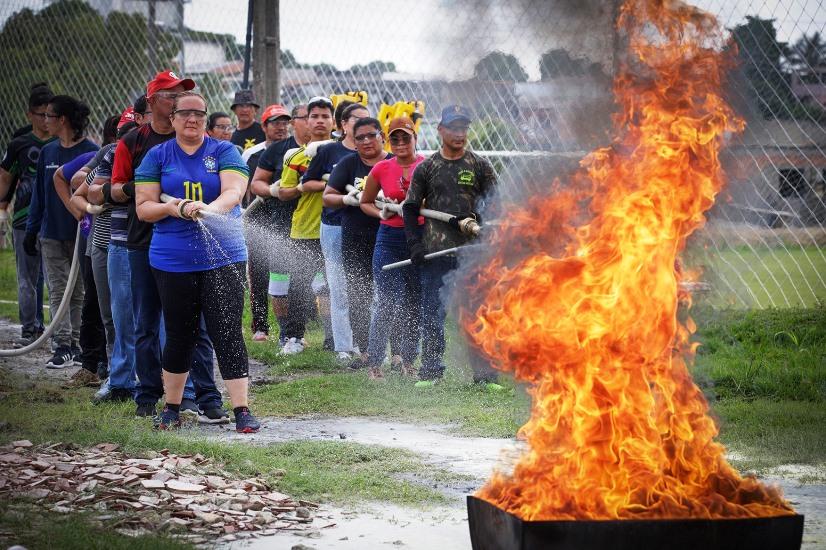 Sedurb realiza curso de Brigada de Incêndio para moradores do Prosamin+