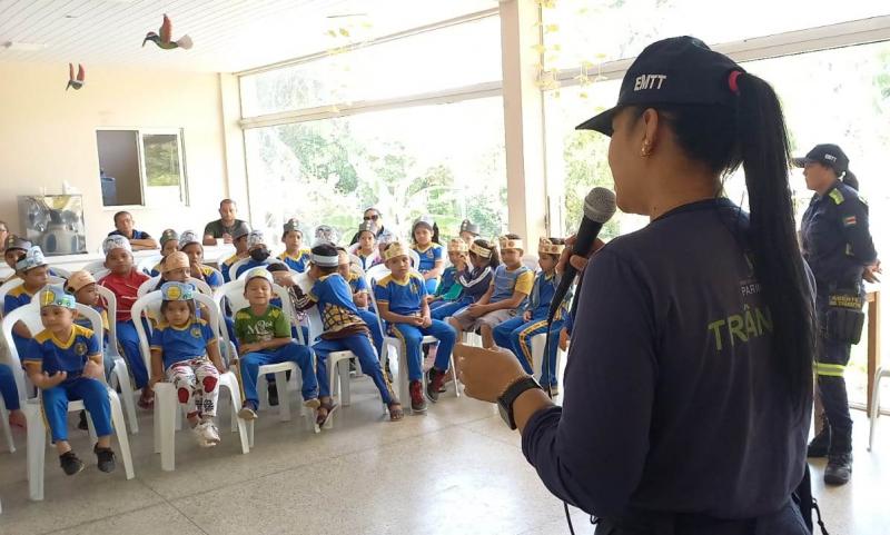 EMTT segue com palestras nas escolas em alusão a Semana no Trânsito