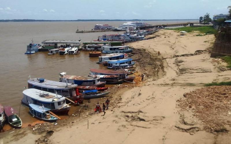 Governo do Amazonas divulga boletim sobre a estiagem no estado nesta quarta-feira (04/10)