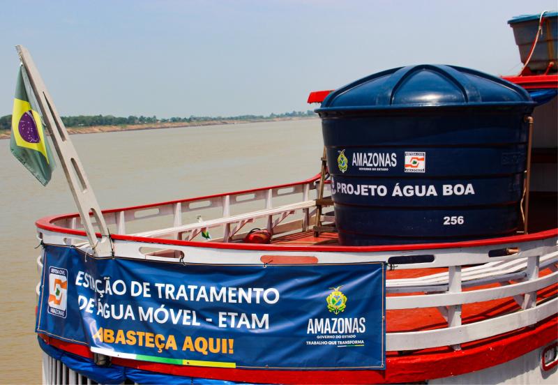 Operação Estiagem 2023: Governo do Estado instala Estação de Tratamento de Água Móvel no Careiro da Várzea 