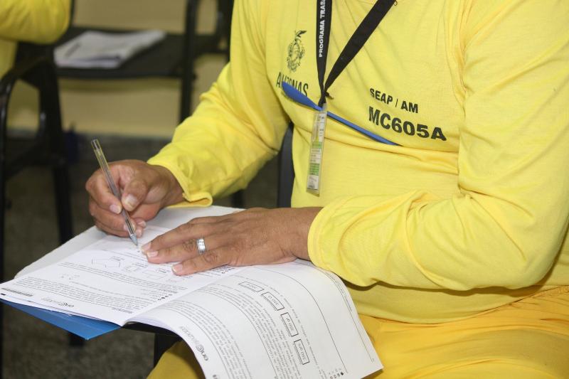 Encceja 2023: Seap inicia aplicação do exame para 1.066 custodiados do sistema penitenciário