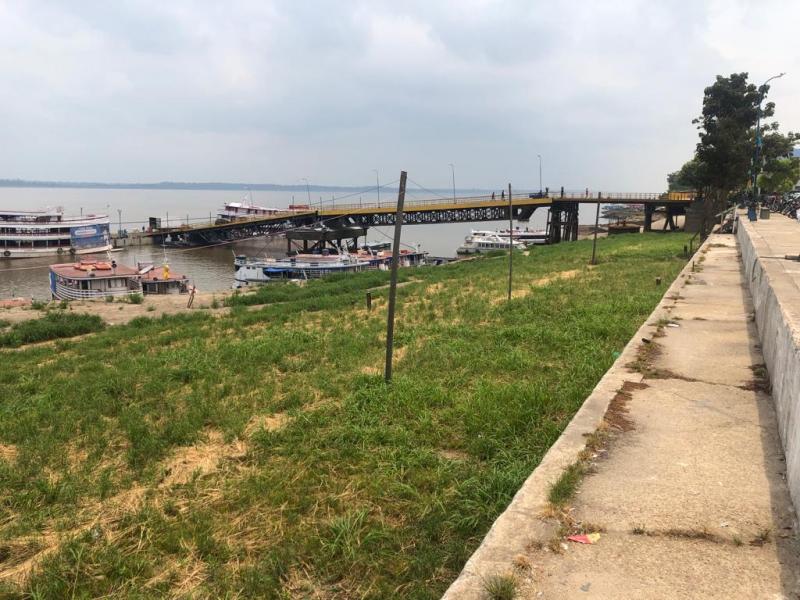 Nível do Rio Amazonas segue baixando até meados de novembro, alerta Defesa Civil de Parintins