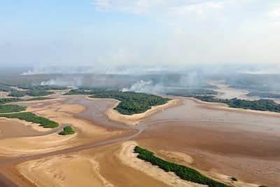 Vazante histórica no Amazonas
