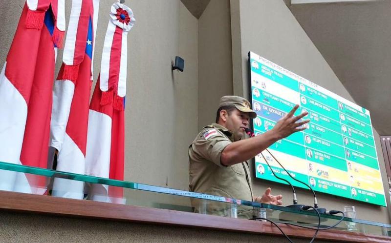 Corpo de Bombeiros apresenta plano estratégico de combate às queimadas durante sessão na Aleam 