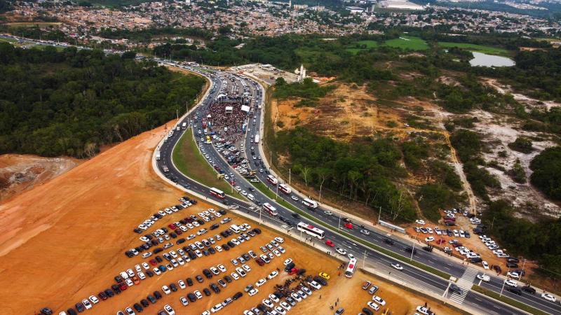 Em comemoração aos 354 anos de Manaus, Wilson Lima entrega primeiro trecho do Rapidão Rodoanel Metropolitano