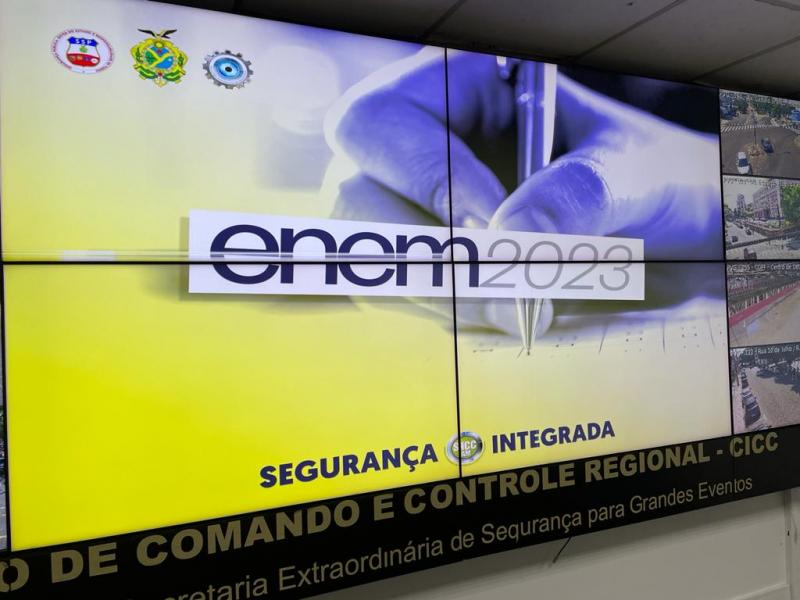 SSP-AM conclui Operação Enem 2023 sem registro de grandes eventualidades