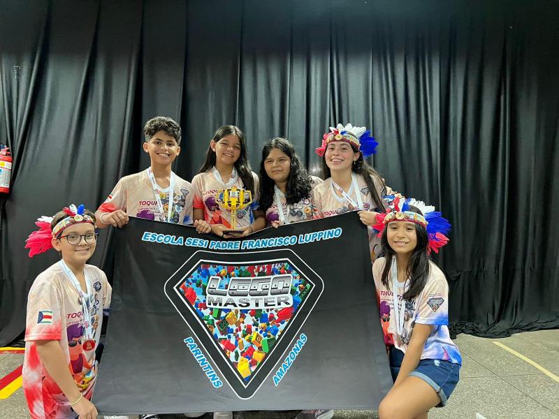 Equipe do Sesi Parintins se classifica para Torneio Nacional de Robótica