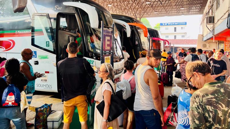Transportes intermunicipais registram fluxo de passageiros superior a 23 mil no feriado prolongado