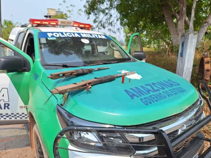 Em Parintins, polícias Militar e Civil prendem homem acusado de violência doméstica, ameaça e porte ilegal de arma de fogo 