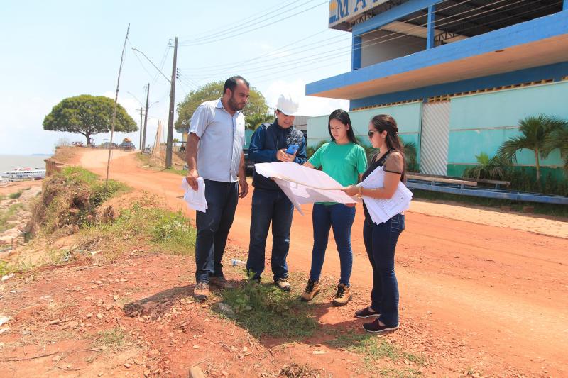 Orla de Parintins recebe avaliação do Ministério do Desenvolvimento Regional para início da construção do muro de arrimo