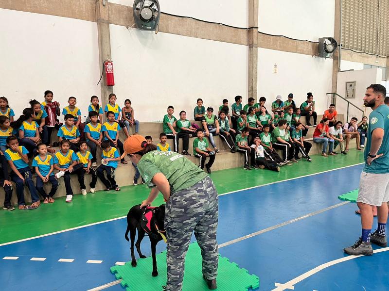 Alunos das escolas Tadashi Inomata e São Francisco participam de atividades da Campanha sobre Maus-tratos de Animais 