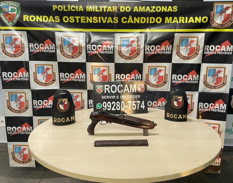 Em 24h, Polícia Militar do Amazonas prende sete pessoas e apreende seis armas de fogo