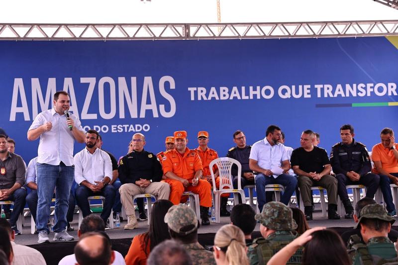 Roberto Cidade destaca reforço na Segurança Pública com a entrega da Base Arpão 2 e de viaturas para o Corpo de Bombeiros