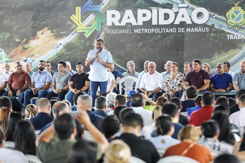 Wilson Lima inaugura Trevo do Rapidão Rodoanel na zona leste e destaca avanço da maior obra de mobilidade urbana integrada do Amazonas