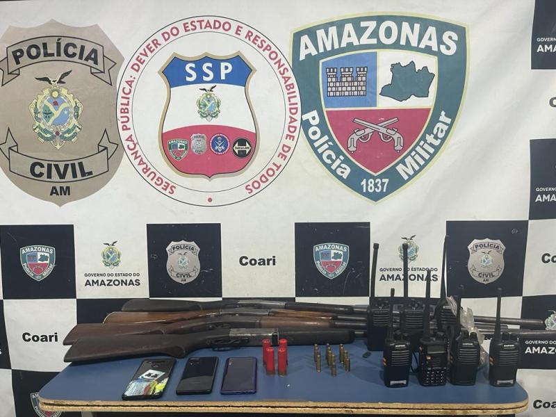 Forças de Segurança retiraram mais de 1,4 mil armas de fogo de circulação em 2023