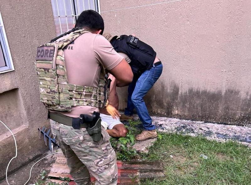 Em Manaus, PC-AM prende foragido da Justiça do Pará por diversos crimes