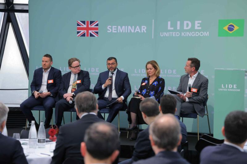 Wilson Lima apresenta potencial do mercado de carbono do Amazonas a investidores ingleses